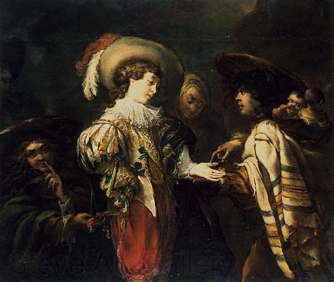 Jan Cossiers Fortune Telling Spain oil painting art